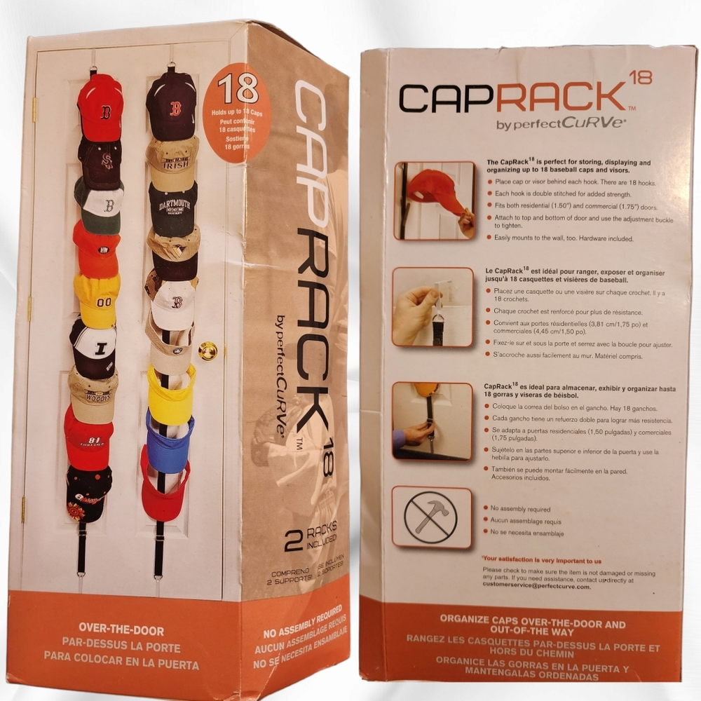 NIB Baseball Hat Rack